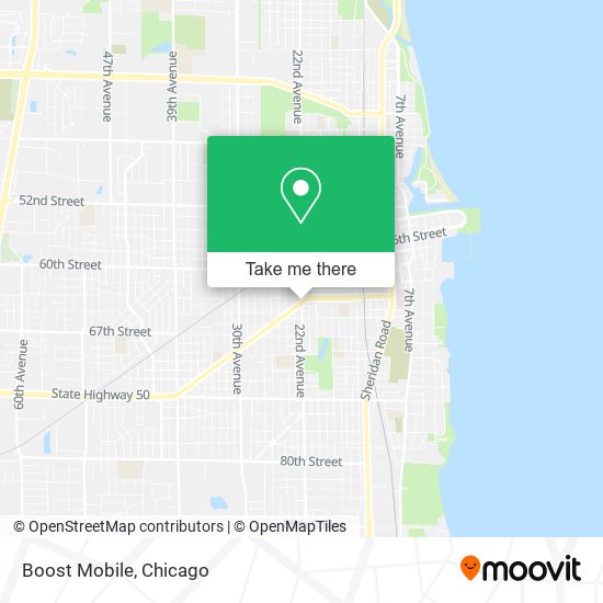 Boost Mobile map