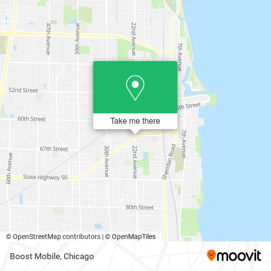 Boost Mobile map