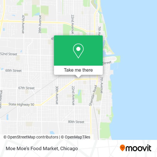 Moe Moe's Food Market map