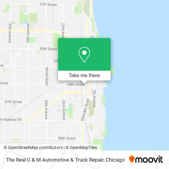 The Real C & M Automotive & Truck Repair map