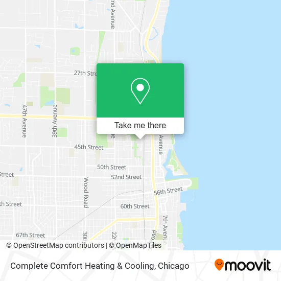 Complete Comfort Heating & Cooling map