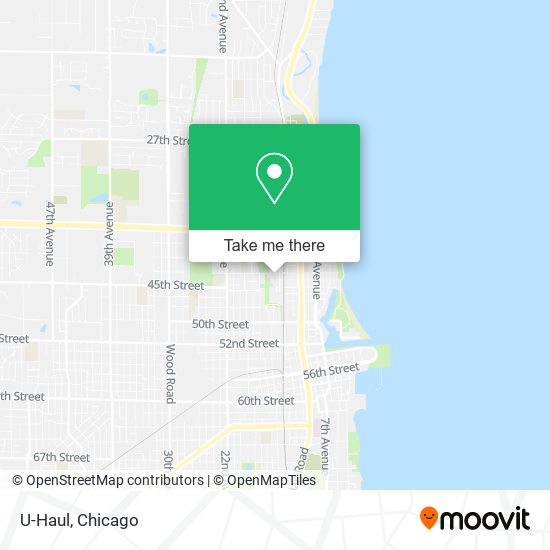 U-Haul map