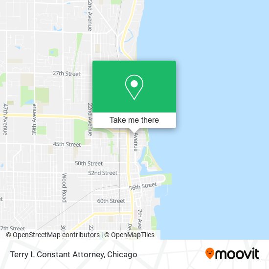 Terry L Constant Attorney map