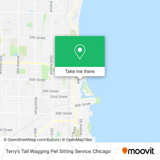 Terry's Tail Wagging Pet Sitting Service map