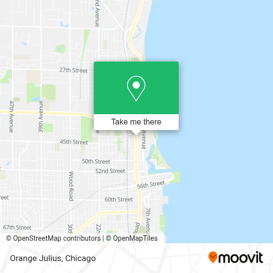 Orange Julius map
