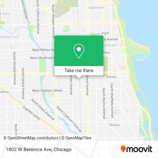 1802 W Berenice Ave map