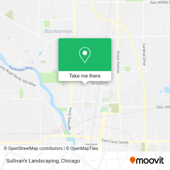 Sullivan's Landscaping map