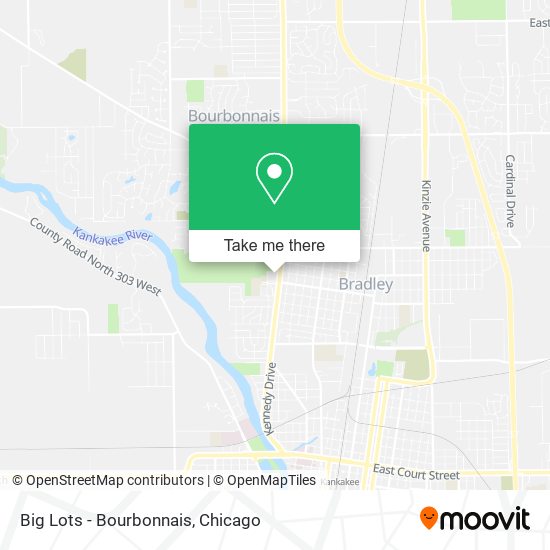 Mapa de Big Lots - Bourbonnais