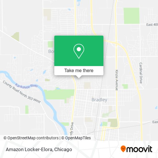 Amazon Locker-Elora map