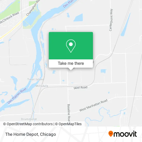 The Home Depot map