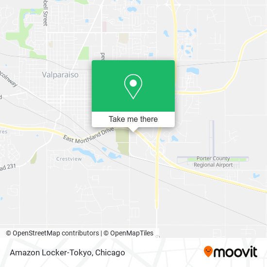 Amazon Locker-Tokyo map