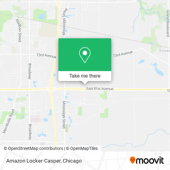 Amazon Locker-Casper map