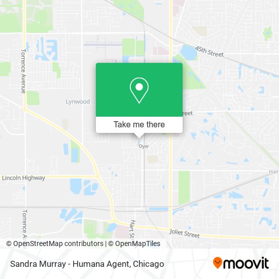 Sandra Murray - Humana Agent map