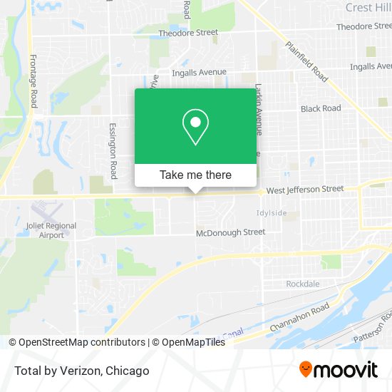 Total by Verizon map