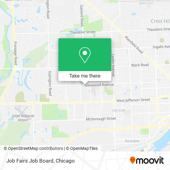 Job Fairs Job Board map