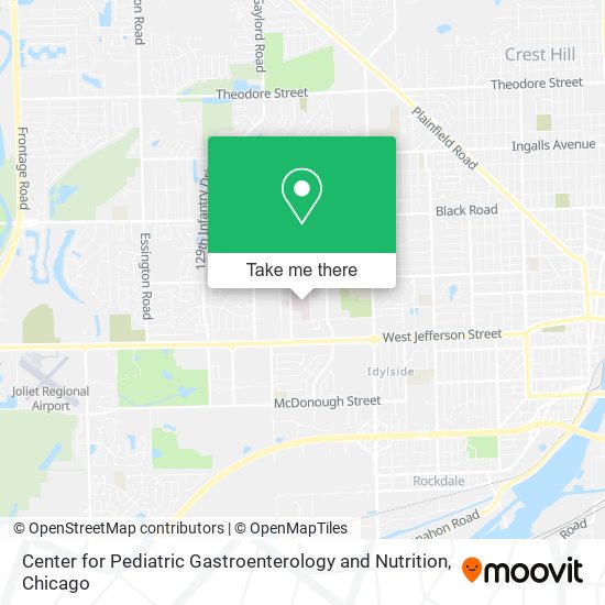 Mapa de Center for Pediatric Gastroenterology and Nutrition