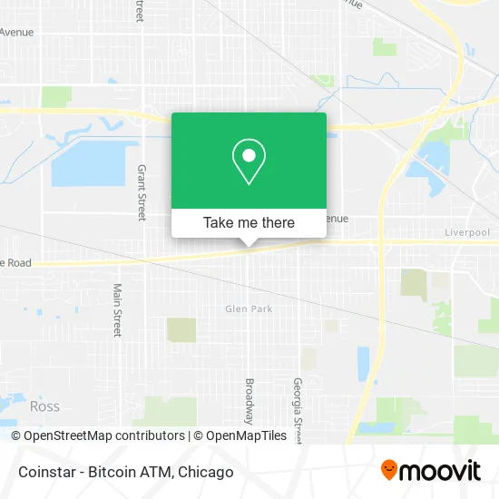 Coinstar - Bitcoin ATM map