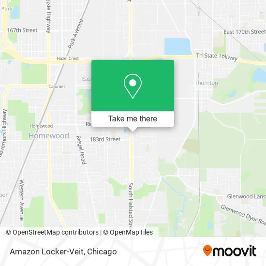 Amazon Locker-Veit map