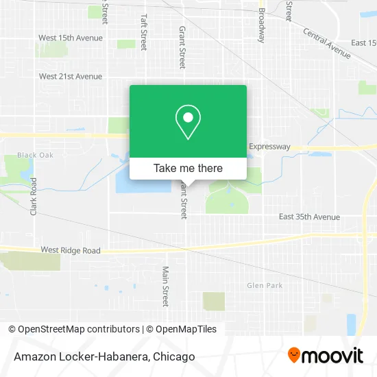 Amazon Locker-Habanera map