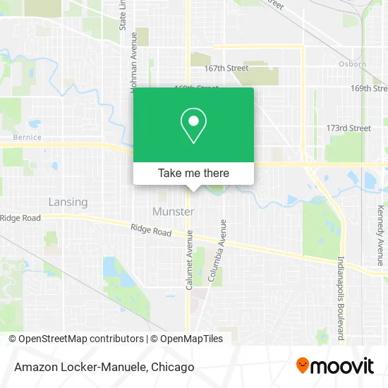 Amazon Locker-Manuele map