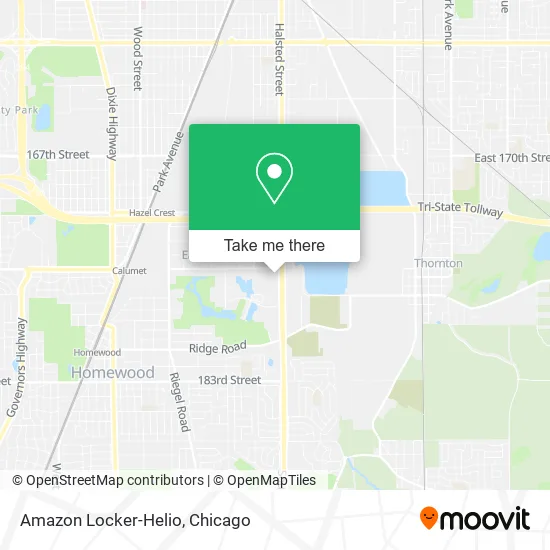 Amazon Locker-Helio map