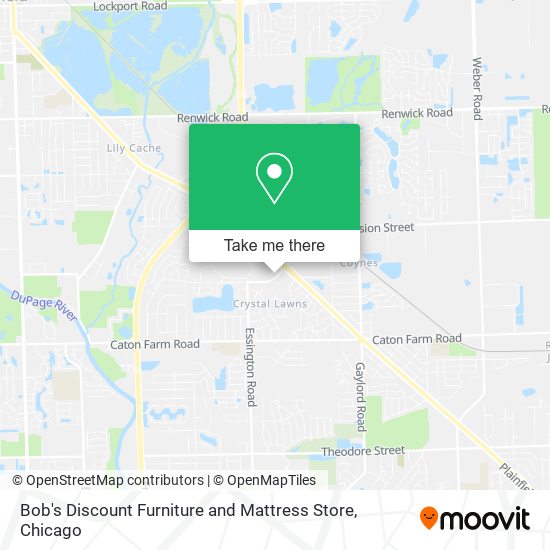 Mapa de Bob's Discount Furniture and Mattress Store