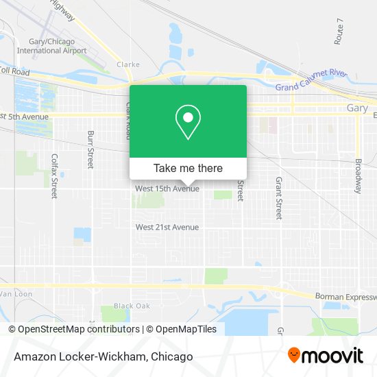 Amazon Locker-Wickham map