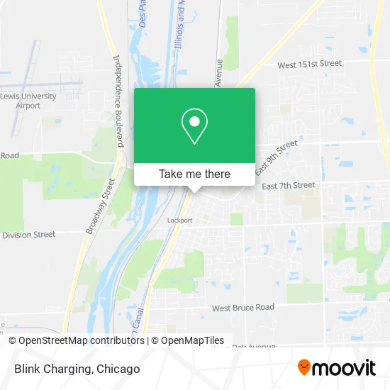 Blink Charging map