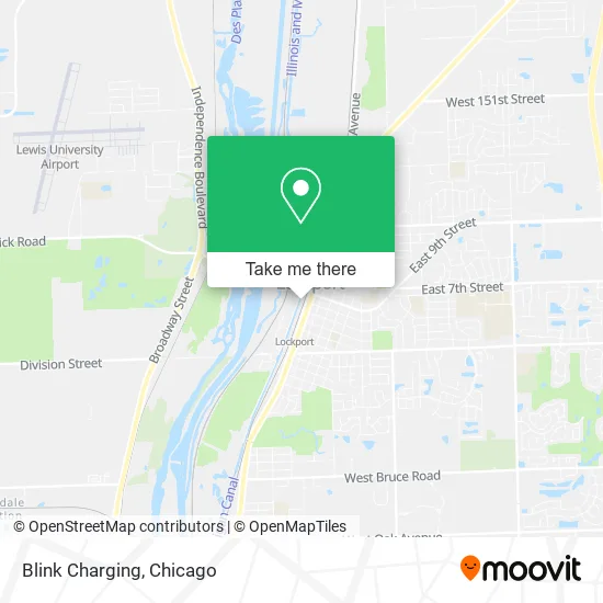 Blink Charging map