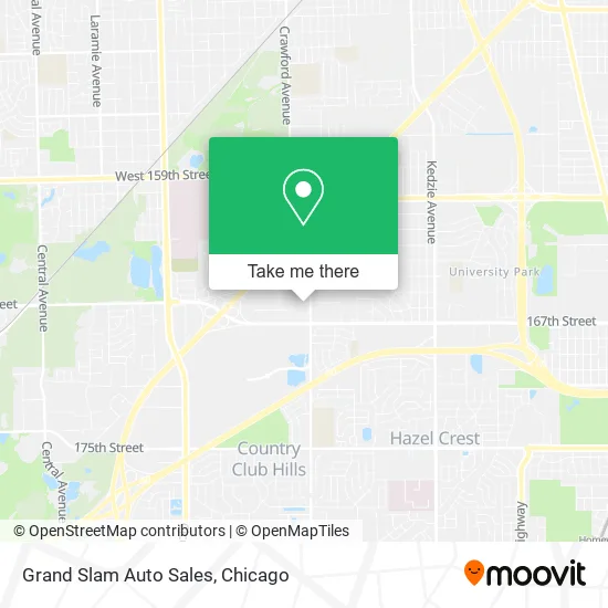 Grand Slam Auto Sales map