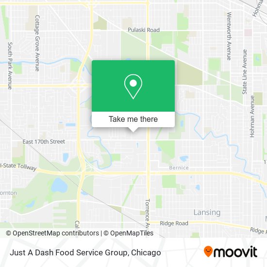 Mapa de Just A Dash Food Service Group