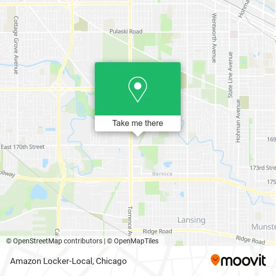 Amazon Locker-Local map