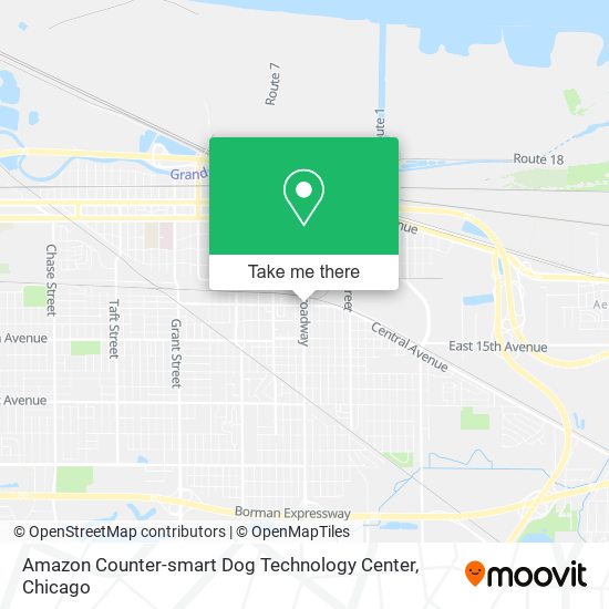 Amazon Counter-smart Dog Technology Center map