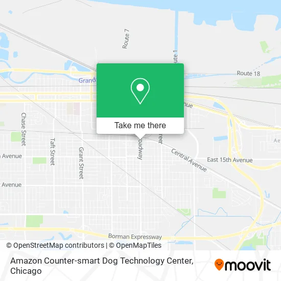 Mapa de Amazon Counter-smart Dog Technology Center