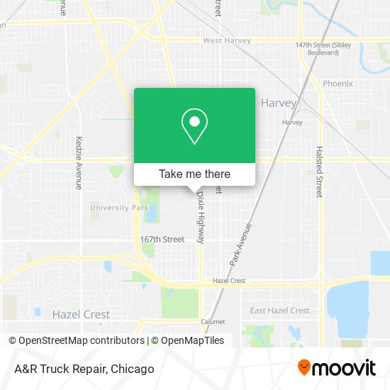 Mapa de A&R Truck Repair