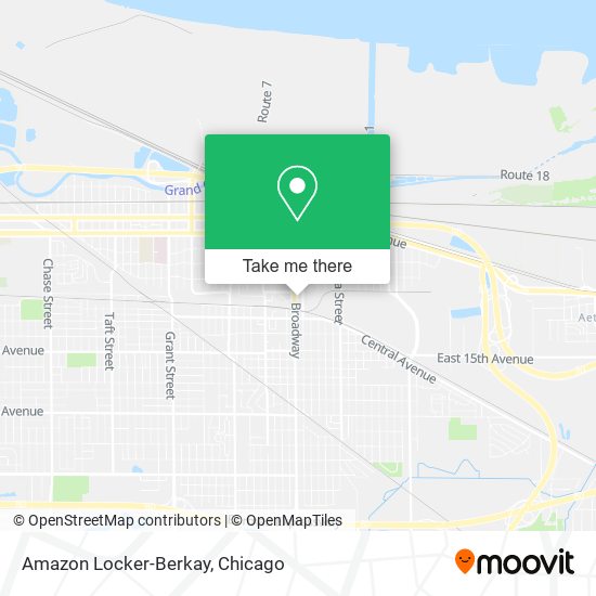 Mapa de Amazon Locker-Berkay