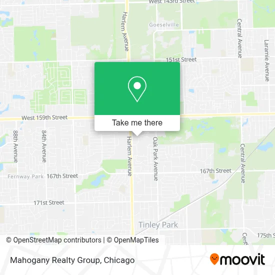 Mahogany Realty Group map