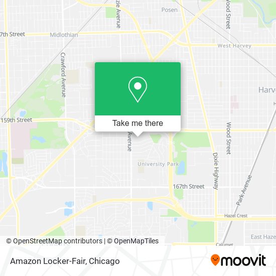 Amazon Locker-Fair map