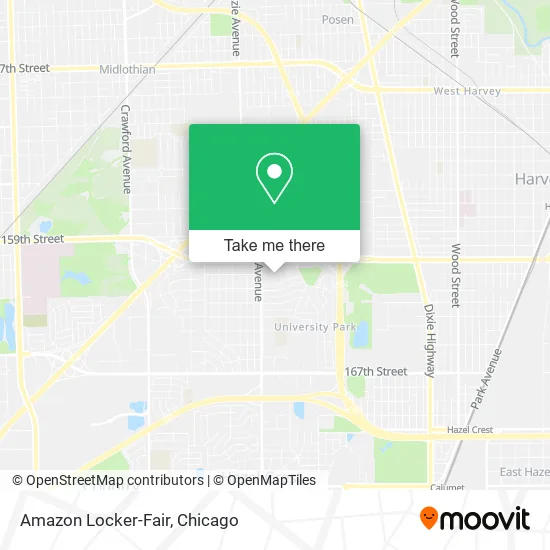 Amazon Locker-Fair map