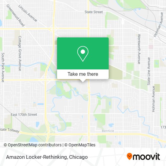 Mapa de Amazon Locker-Rethinking