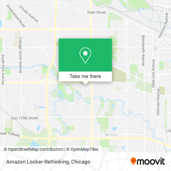 Amazon Locker-Rethinking map