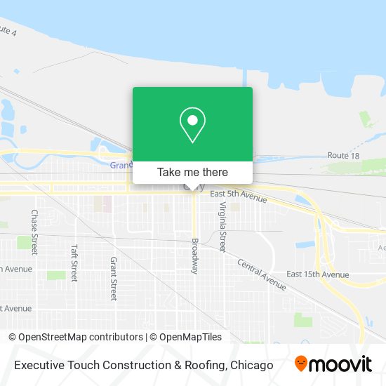 Executive Touch Construction & Roofing map