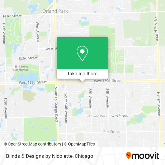 Blinds & Designs by Nicolette map