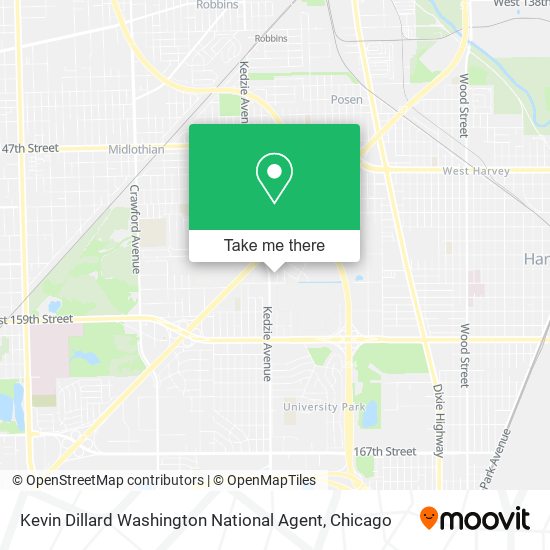 Kevin Dillard Washington National Agent map