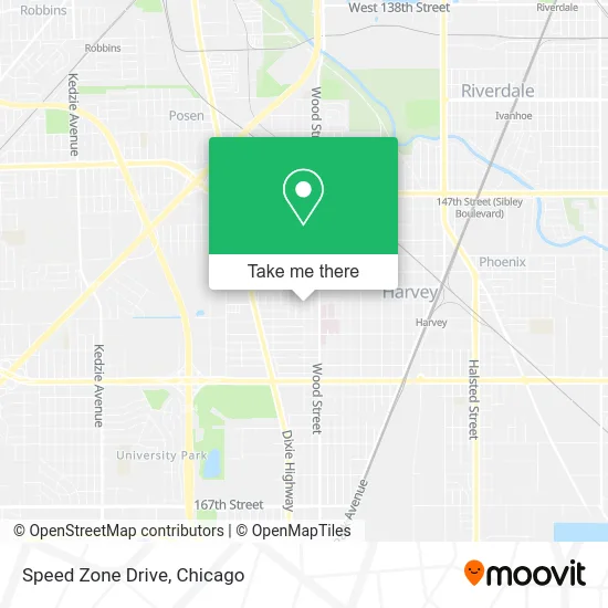 Speed Zone Drive map