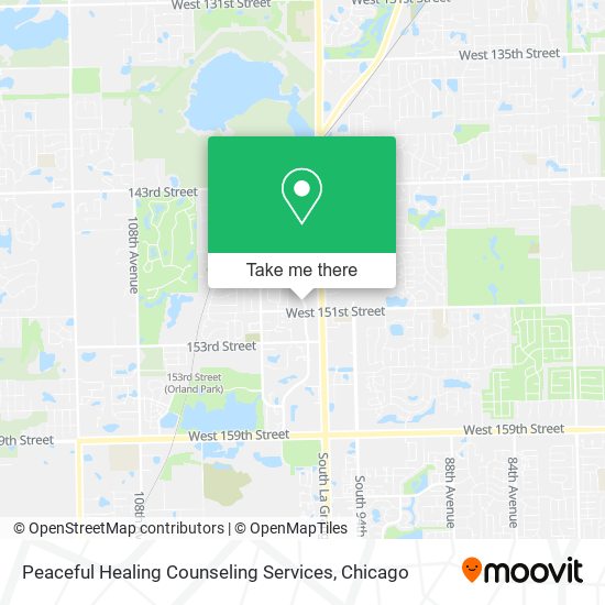 Peaceful Healing Counseling Services map