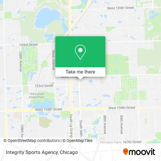 Integrity Sports Agency map