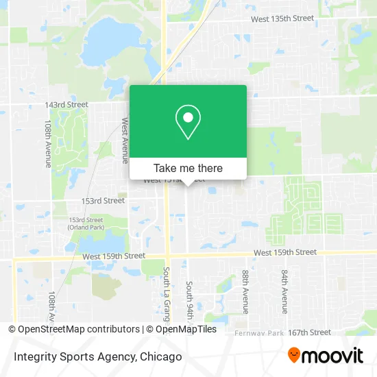Integrity Sports Agency map