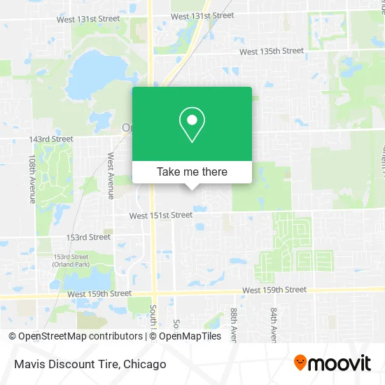 Mavis Discount Tire map
