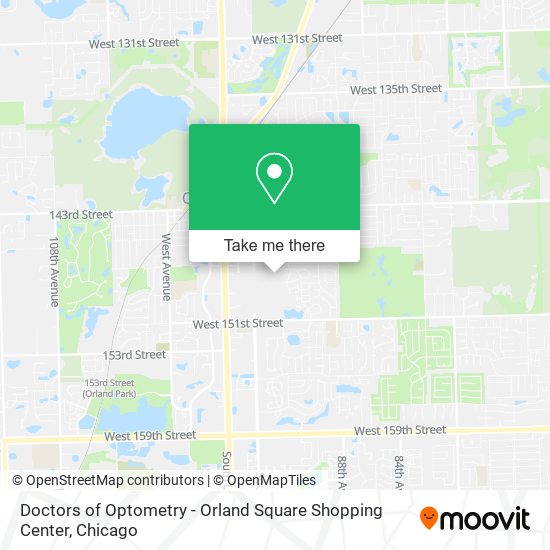 Doctors of Optometry - Orland Square Shopping Center map